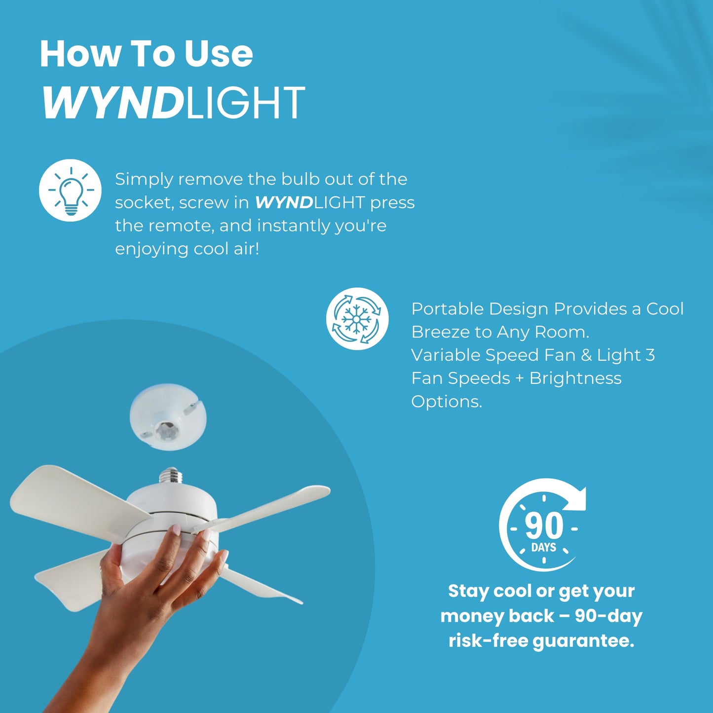WyndLight – Fan & Light in One