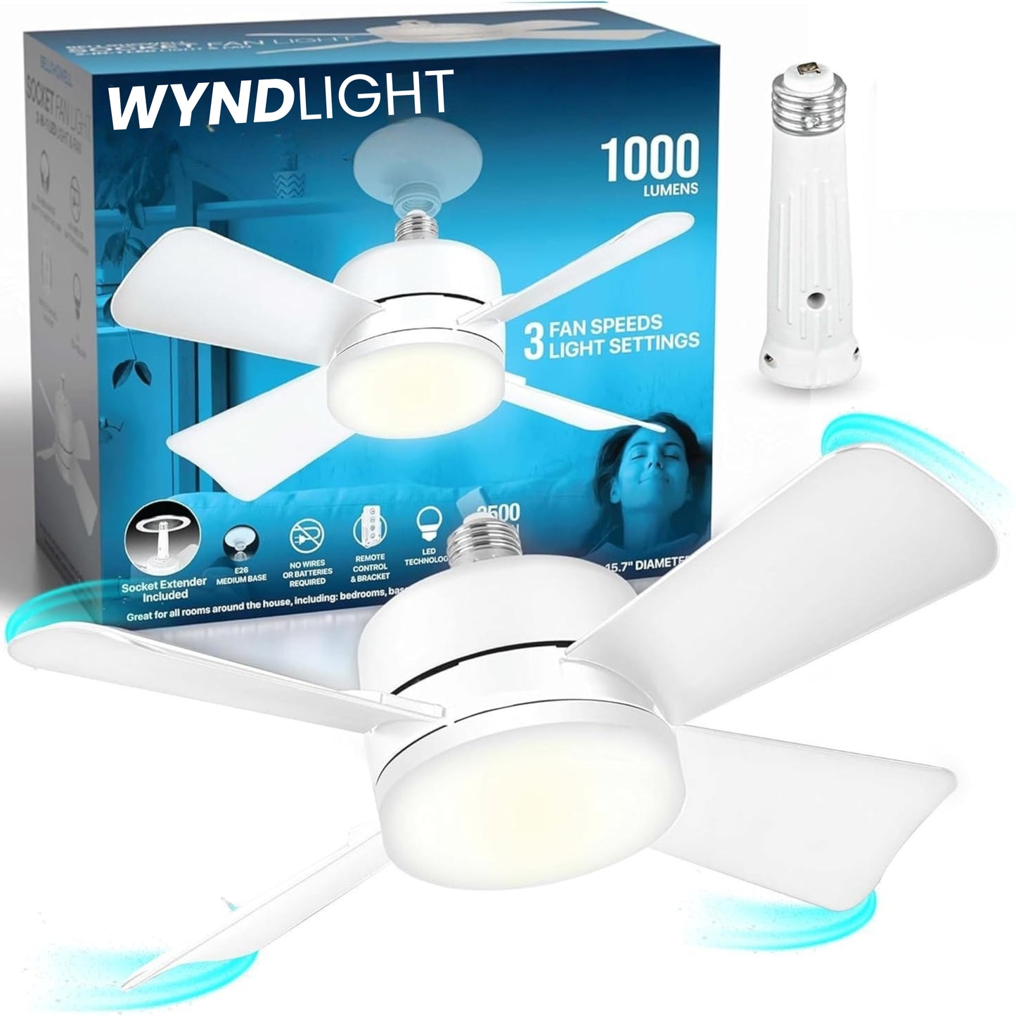 WyndLight – Fan & Light in One